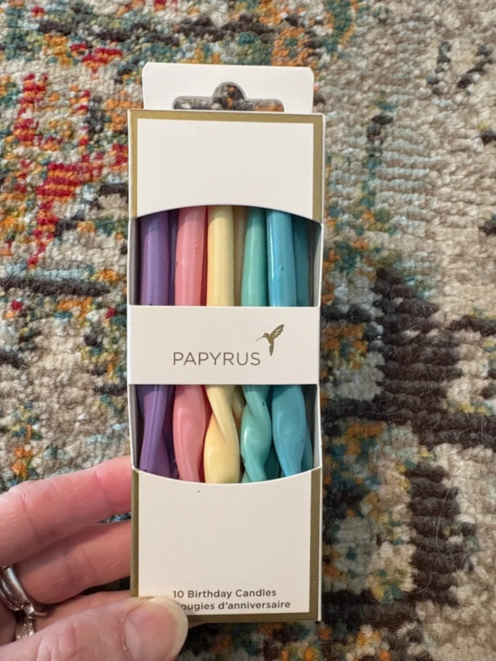 🆕Papyrus Pastel Twist Cake Candles